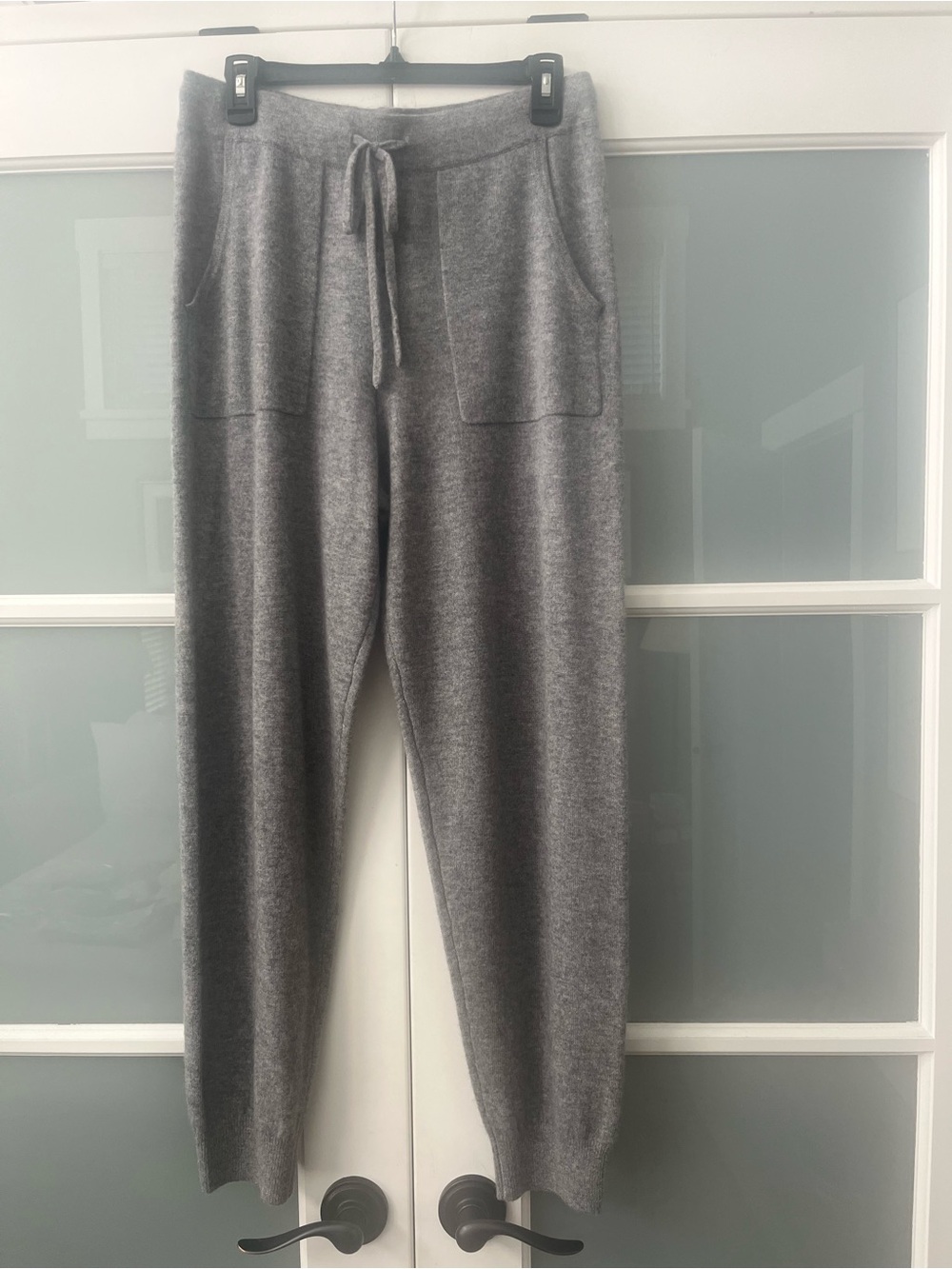 Ladies Cashmere Drawstring Joggers